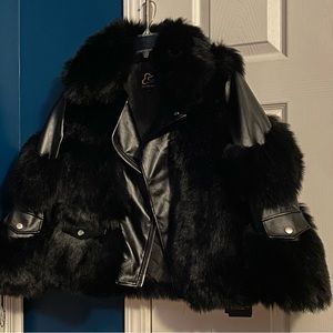 fanpuguizhen fur coat black